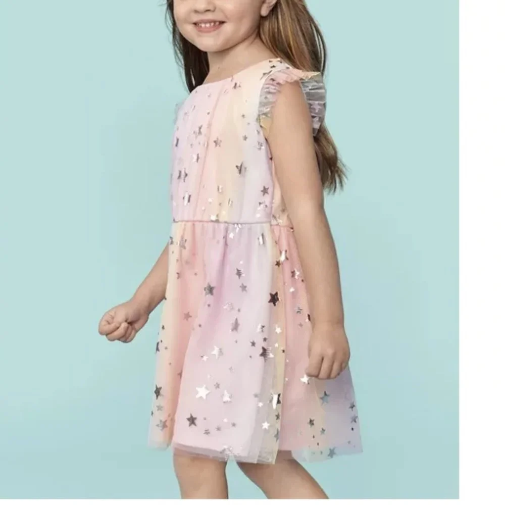 NWT The Children’s Place Star Tulle Party Toddler Girl Dress Size 3T